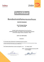 Anschluss elektrischer Anlagen Kristof König